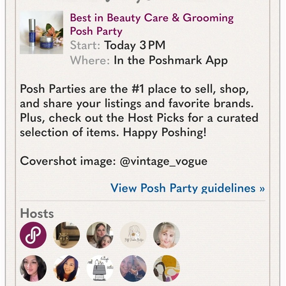 Best in Beauty Care and Grooming Posh Party🥰1st Co-Host 1/4/25 12pm PST 3pm EST - Picture 4 of 4